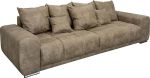 invicta INTERIOR Elegancia Modern XXL diivan 285 cm Taupe koos pehmendustega Suur diivan Diivan vedrustusega