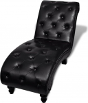 Chaise Lounge diivan Chesterfield Brown Button Tufted