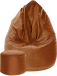 DreamRoots Bean Bag Tool 80 x 80 x 120 cm - Sametist kangast Bean Bag Bean Bag koos seljatoe ja kaanega - istmepadja alus koos t&auml;idisega