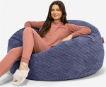 Lounge Pug, Mammut Diivan Bean Bag XXL hiiglaslik tugitool Pom-Pom Purple