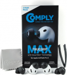 Comply TrueGrip MAX | Premium Memory Foam asendusk&otilde;rvaklapid Apple AirPods Pro (3. p&otilde;lvkond) jaoks | SmartSkin tehnoloogia | Suurep&auml;rane m&uuml;raisolatsioon | Must, keskmine, 3 paari