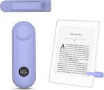 RF Remote Page Turner for Kindle Paperwhite Scribe Oasis Accessories Remote Clicker iPhone'ile Tabletid Lugemine Kaamera Video salvestamine Kaugl&uuml;liti vallandamine Lilla