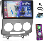 2G + 64G Androidi autoraadio Mazda 5 2005-2010 juhtmevaba Carplay & Android Car, 9-tolline puuteekraaniga autoraadio WiFi, GPS-navigatsioon, Bluetooth, FM RDSiga