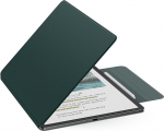 MoKo Magnetiline &uuml;mbris uuele 11-tollisele Kindle Scribe 2025 (3. Gen) ja Kindle Scribe Colorsoft 2025 (1. Gen) - Slim Folio Premium PU nahast &uuml;mbris koos pliiatsi sulgemisega ja automaatse uinumise &auml;ratusega, &ouml;&ouml;sel roheline
