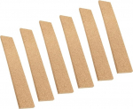 Pack of 6 Self-Adhesive Cork Strips Cork Board Memo Board Strips Photo Wall Cork Strips Felt Pin Board Bar Strips Cork Bulletin Bar Strips BESTOYARD