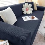 Elastne diivanikate Jacquard kangast Stretch diivanikate L kuju diivan Slipcover nurgakate elutoa 1/2/3/4 istekoha jaoks, sinine 2, suur (185-230cm)