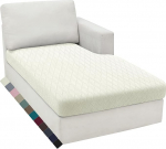 MAXIJIN Elastsed Chaise Lounge katted, universaalsed diivanite istmekatted, diivanite istmekate, Slipcover, asendus &uuml;he padjaga, elastse p&otilde;hjaga, beež, Chaise Lounge