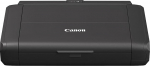 Canon PIXMA TR150 Mobile Printer with Battery (WLAN, Cloud, AirPrint, 4800 DPI x 1200 DPI, High Speed USB Type C, OLED Display, Inkjet Printer), Black