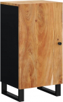 vidaXL Sideboard, Highboard uksega, kapp, raudjalgadega k&uuml;lgkapp, elutoa kapp, t&ouml;&ouml;stuslik tahke akaatsiapuit