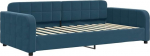 vidaXL p&auml;evavoodi, k&uuml;lalisvoodi, 2-in-1, diivanvoodi magamistuppa, elutuppa, diivanvoodi, kaasaegne disain, sinine, 90 x 200 cm, sametist