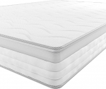 Amazon Basics Pocket Sprung madrats 7 tsooniga, Medium Firm (H3), 140 x 200 x 21,5 cm, valge
