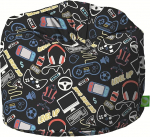 BeanLazy Sitzsack aus 100 % Baumwolle, gro&szlig;, schwarz, Retro, Gaming, Esports, Esports
