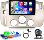 4G 64G VECHTEL 9" Bluetooth-Autoradio f&uuml;r Renault Scenic 2003-2009 Carplay Android Auto,EQ,1280 * 720,WiFi GPS,Mirror Link,RDS/FM Radio 2 Din mit AHD Tagfahrkamera