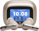 JBL Live Beam 4, Kabellose Noise-Cancelling-Ohrh&ouml;rer, Hi-Res Audio, Smart Charging Case, Bluetooth, 48 Std. Akkulaufzeit, IP55 wasserdicht, Champagner