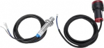 Fafeicy Digitaler Drehzahlmesser mit Hall-N&auml;herungsschalter, 4-stelliger Roter LED-Drehzahlmesser, NPN-Sensor 30-9999 U/min, f&uuml;r Motorsteuerschrank-Verteilerkasten