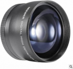 2X Zoom kaamera professionaalne k&otilde;rge eraldusv&otilde;imega teleobjektiiv 2X suurendusega konverteri objektiiv 62mm filtri esiotsaga 58mm paigalduskeermega kaamera jaoks