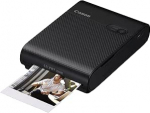 Canon Selphy Square QX10 Mini fotoprinter - ruudukujuline v&auml;ljatr&uuml;kk (sisseehitatud aku, WiFi, 287 dpi x 287 dpi, USB-kaabel, termosublimatsioonitr&uuml;kk), mustanahaline
