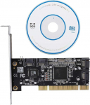 PCI kontrollerkaart, PCI SATA 4-pordiline PCI kuni 4 sisemist SATA-porti 1,5 Gbit/s Sil3114 kiibistikuga RAID kontrollerkaart SATA-liidesega, tugi