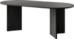 Selsey OVO Portland ovaalne s&ouml;&ouml;gilaud 90 x 204 cm tuhka antratsiit