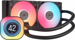 Corsair iCUE LINK Titan 240 RX LCD CPU vedelikjahuti - 240mm AIO - FlowDrive jahutusmootor - Intel LGA 1851/1700, AMD AM5/AM4 - 2X RX120 RGB ventilaatorit - iCUE LINK s&uuml;steemihubiga kaasas - must