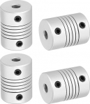 hankimise kaart Paindlikud haakeseadised 5mm kuni 5mm alumiiniumsulamist &uuml;hised &uuml;hendused Paindlikud v&otilde;lli haakeseadised mootori haakeseadised 3D printeri CNC masina mootori juhendi DIY kodeerija D25xL 19mm