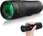 Aurosports 10-30 x 40 Zoom monokulaarne teleskoop t&auml;iskasvanutele, Bak4 prisma Dual Focus teleskoop kompaktne monokkel eluslooduse vaatlemiseks linnuvaatluseks matkamine jahipidamine telkimine