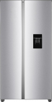 PKM SBS444EIXWD, Side by Side Fridge-Freezer, 439 L, 2-Door with Water Dispenser, Stainless Steel Design