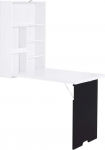 Klappbarer Wand-Klapptisch, umwandelbarer Wandtisch mit Tafel und Ablage, multifunktionaler schwebender f&uuml;r Wohnzimmer