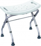 MSV Foldable Shower Stool, Multi-Colour