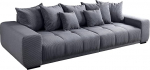 Riess Ambiente Elegancia Modern XXL diivan, 285 cm, antratsiit, n&ouml;&ouml;r koos pehmendusega, Bigsofa XXL diivanipadi, vedrup&otilde;hjaga, &uuml;marate katetega