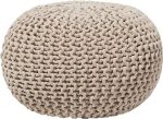 Beliani Trendy Conrad Ottomani beežist puuvillast 50 x 35 cm