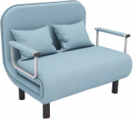 WANJEX Sofas und Couchen Klappbares Schlafsofa, Einzel- und Doppelsofa f&uuml;r das Homeoffice, kleines Sofa f&uuml;r Wohnzimmer, Ecksofa, Schlafzimmer, Salon, B&uuml;ro