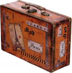 Hoiukapp puidust kast SJ 15369 Case pagasikomplekt nahaga kaetud, aardekirst, kast, hoiukapp, hoiukapp, vintage stiilis v&auml;ike m&ouml;&ouml;bel metallist dekoratiivse meremiili &scaron;ikk puidust eri suurused kleit k&otilde;rge kvaliteediga Kolo Nialtruhe Colonial Style puidust