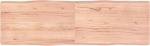 Solid Treated Light Brown Table Top 160 x 50 x (2-6) cm - K&ouml;&ouml;gi s&ouml;&ouml;gilaud asenduslaud - Live Edge Wooden Surface - Brown Dining Table Top - Desk Worktop Shelf - Desk Worktop Shelf -