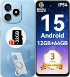 Blackview Wave 9C mobiiltelefon ilma lepinguta Odavad 12GB + 64GB/2TB TF, IP54 6.56 tolli Android 15 nutitelefonid Odavad 5000mAh, 13MP Simlock-free mobiiltelefonid, 4G Dual SIM, OTG 1 TF-ga