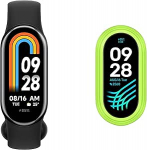 Xiaomi MI Smart Band 8 Black, nutikell, 16 p&auml;eva aku kestvus, t&auml;ielik laadimine 1 tunni jooksul, pidev tervisekontroll, treeningu professionaalne anal&uuml;&uuml;s, MI Band 8 jooksuklamber