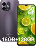 Ulefone Note 16 Pro nutitelefon ilma lepinguta, 16GB + 128GB/SD-256GB mobiiltelefon 4400mAh 50MP kaameraga Octa Core 6,52-tolline HD+ 5Ghz WiFi Android 13 Dual SIM s&otilde;rmej&auml;lg/n&auml;o ID/4G/GPS/OTG/Lilla