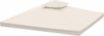 Gazebo Replacement Roof 3 x 3 m Waterproof Roof Replacement Cover with Chimney Flue Beige