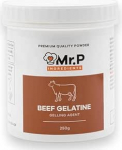 Mr.P Ingredients Beef Gelatin Powder 250 g, Premium Quality, Bloom 250, Ideaalne magustoiduks Marshmallow, Halal želatiinipulber, suhkruvaba, gluteenivaba, GMO-vaba.