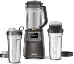 Sencor Super Automatic Vacuum Blender - 1500 W Professional High Performance Mixer Nutri Smart tehnoloogiaga, 8 Titanium Blade Multi Cyclone Blender - smuutide, suppide, p&auml;hklite ja muu jaoks.