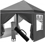 Pop Up Gazebo eemaldatavate k&uuml;lgseinadega, tugev raam, ilmastikukindel kaitse, ideaalne v&auml;li&uuml;rituste, pidude ja turgude jaoks (Hall)