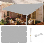 P&auml;ikesepuri, veekindel, ristk&uuml;likukujuline, tuule- ja UV-kaitse, p&auml;ikesekaitse terrass, kriimustuskindel ja korrosioonikindel, r&otilde;dumarkiis, sobib terrassidele, hoovidele, aedadele (1,5 x 2 m, Hall)