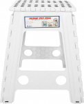 Ymiko plastiktooli Kaasaskantav kokkupandav trepptool siseruumides matkamiseks (valge)