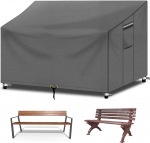 RICHIE pingi katted veekindel 3-kohaline tuulet&otilde;mbega tuulekindel UV-kaitse rebenemiskindel vastupidav 600D Oxfordi kangas ja PVC vooder Diivanikate (163x66x63/89cm), Hall