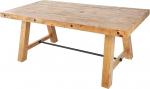 Riess Ambiente FINCA t&ouml;&ouml;stuslik s&ouml;&ouml;gilaud, 165 cm, Vintage pruun, taaskasutatud m&auml;nnipuit, k&ouml;&ouml;gilaud