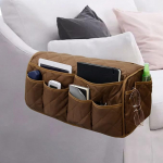 DZOZO Sofa Armrest Organiser Armrest Organiser Hanging Sofa Caddy Storage Bag TV Remote Control Holder Chair Tidy Couch Armrest Storage Bag Couch Caddy Organiser