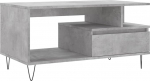 vidaXL kohvilaud betoonist hall 90 x 49 x 45 cm puidust materjalist