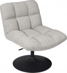 HOME DECO FACTORY Reguleeritav elutuppa/s&ouml;&ouml;gituppa, puit, hall, HD7149, 80 x 79,5-89,5 x 65 cm
