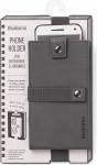 IF Bookaroo mobiiltelefoni hoidja, antratsiit, nutitelefoni hoidja kuni 7,5 x 1,25 x 16 cm, veluurvooder, turvaklamber, Unisex, laud, auto