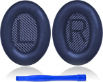 Professionaalsed k&otilde;rvapadjad asendusk&otilde;rvapadjad Bose QC35 ii QC35 QC25 QC15 QC2 AE2 AE2i jaoks (merev&auml;e sinine)